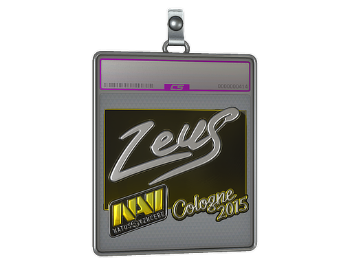 Item Sticker Slab | Zeus (Foil) | Cologne 2015