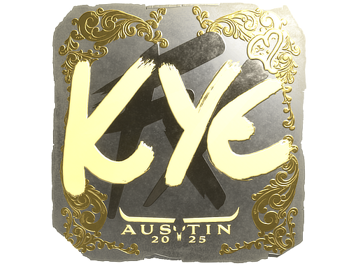 Item Sticker | kye (Gold) | Austin 2025