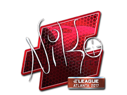 Item Sticker | NiKo (Foil) | Atlanta 2017