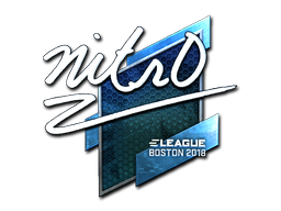 Item Sticker | nitr0 (Foil) | Boston 2018