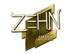 Item Sticker | zehN (Gold) | Boston 2018