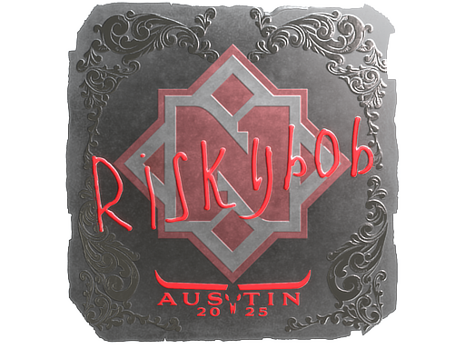Item Sticker | riskyb0b (Foil) | Austin 2025