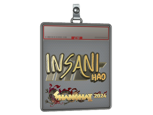 Item Sticker Slab | insani (Gold) | Shanghai 2024