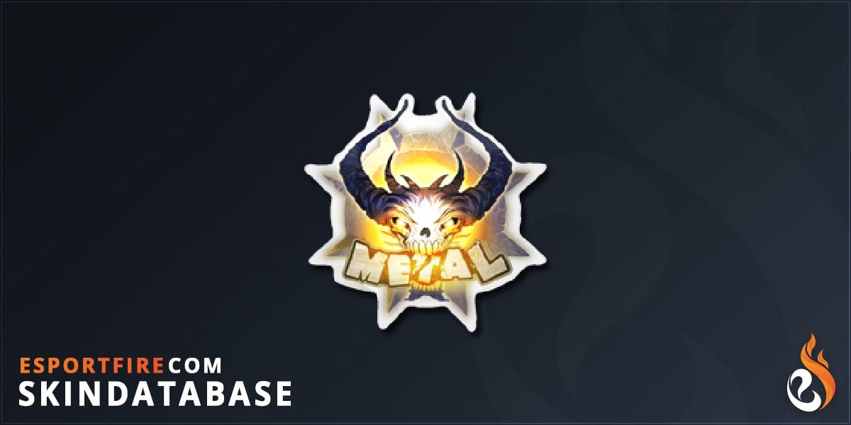 Sticker | Metal - EsportFire.com
