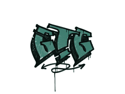 Item Sealed Graffiti | GTG (Frog Green)