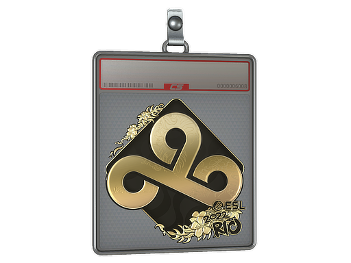 Item Sticker Slab | Cloud9 (Gold) | Rio 2022