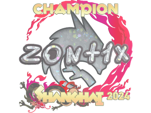 Item Sticker | zont1x (Glitter, Champion) | Shanghai 2024