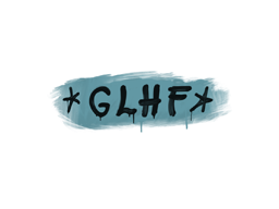 Item Graffiti | GLHF (Wire Blue)