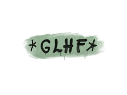 Item Sealed Graffiti | GLHF (Cash Green)