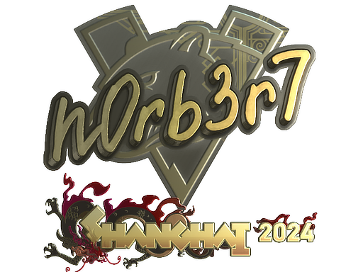 Item Sticker | n0rb3r7 (Gold) | Shanghai 2024