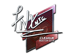 Item Sticker | fnx (Foil) | Boston 2018