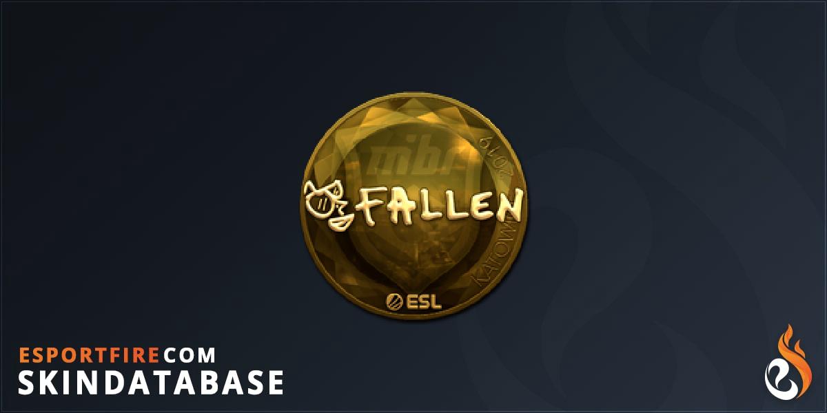 Sticker | FalleN (Gold) | Katowice 2019 - EsportFire.com
