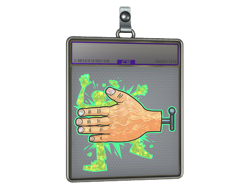 Item Sticker Slab | High Five! (Glitter)