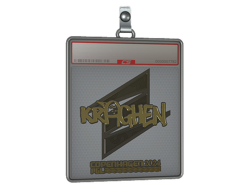 Item Sticker Slab | kraghen (Gold) | Copenhagen 2024