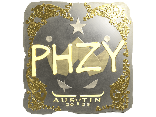 Item Sticker | phzy (Gold) | Austin 2025