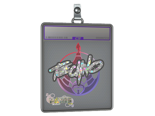 Item Sticker Slab | Techno4K (Glitter) | Paris 2023