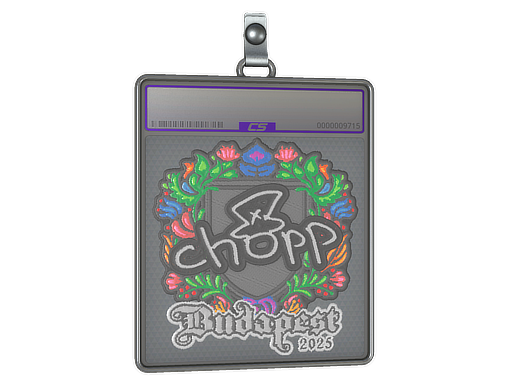Item Sticker Slab | chopper (Embroidered) | Budapest 2025