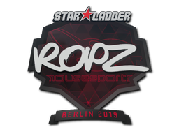 Item Sticker | ropz | Berlin 2019