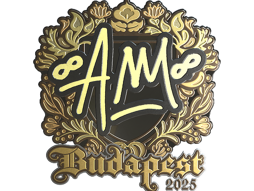 Item Sticker | AW (Gold) | Budapest 2025