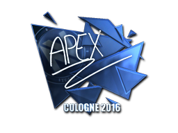 Item Sticker | apEX (Foil) | Cologne 2016