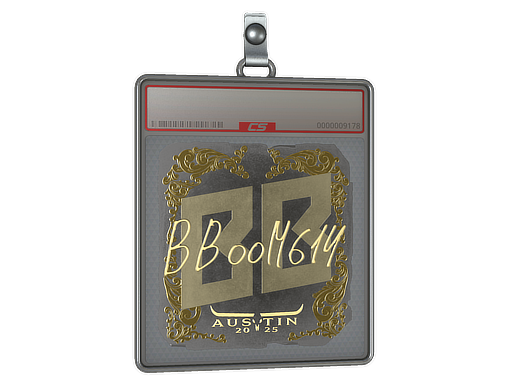 Item Sticker Slab | Boombl4 (Gold) | Austin 2025