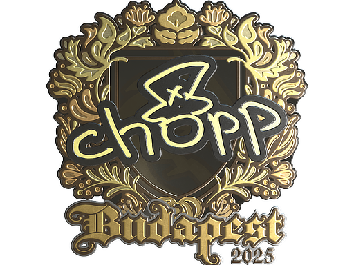 Item Sticker | chopper (Gold) | Budapest 2025