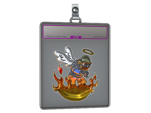 Item Sticker Slab | In The Fire (Foil)