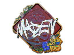 Item Sticker | maden (Glitter) | Rio 2022