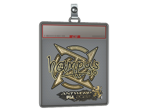 Item Sticker Slab | hampus (Gold) | Antwerp 2022