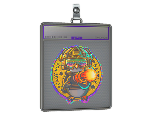 Item Sticker Slab | Ready For Battle (Holo)
