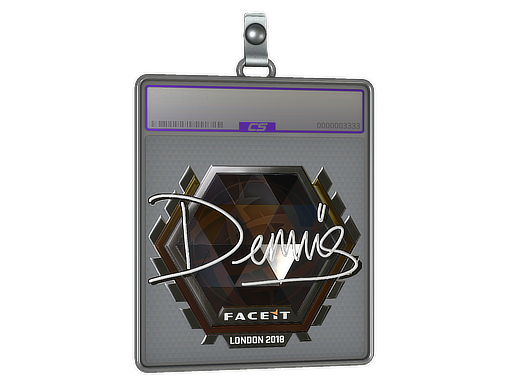 Item Sticker Slab | dennis (Foil) | London 2018