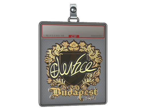 Item Sticker Slab | device (Gold) | Budapest 2025
