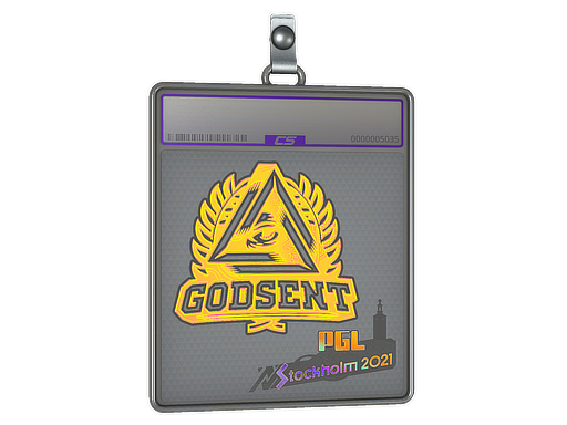 Item Sticker Slab | GODSENT (Holo) | Stockholm 2021