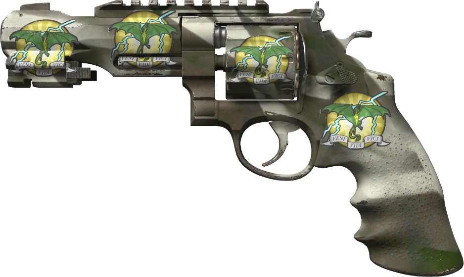 Item R8 Revolver | Bone Mask