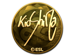 Item Sticker | kioShiMa (Gold) | Katowice 2019