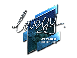 Item Sticker | LoveYY (Foil) | Boston 2018