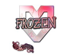 Item Sticker | frozen (Holo) | Paris 2023