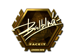 Item Sticker | balblna (Gold) | London 2018