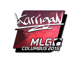 Item Sticker | karrigan (Foil) | MLG Columbus 2016