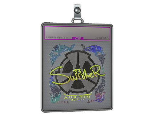 Item Sticker Slab | Swisher (Holo) | Austin 2025