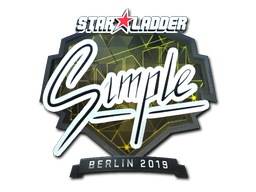 Item Sticker | s1mple (Foil) | Berlin 2019