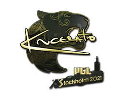 Item Sticker | KSCERATO (Gold) | Stockholm 2021