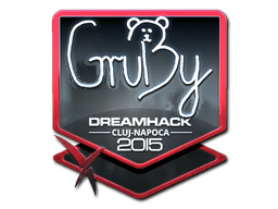 Item Sticker | GruBy (Foil) | Cluj-Napoca 2015