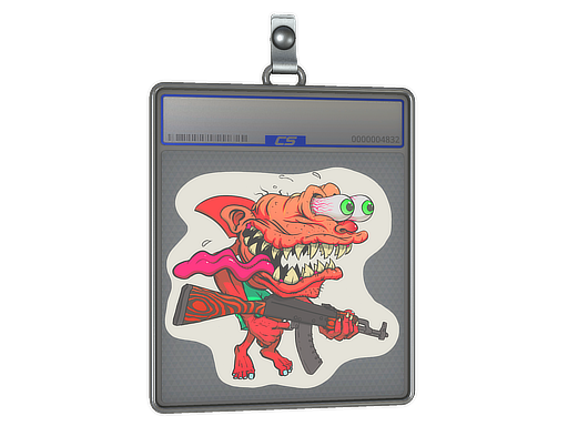 Item Sticker Slab | Red Shark Shooter