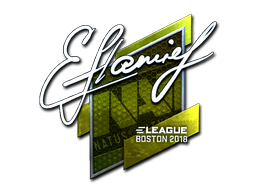 Item Sticker | flamie (Foil) | Boston 2018