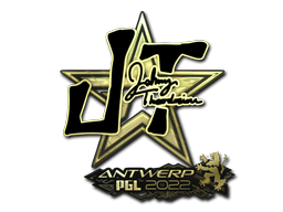 Item Sticker | JT (Gold) | Antwerp 2022