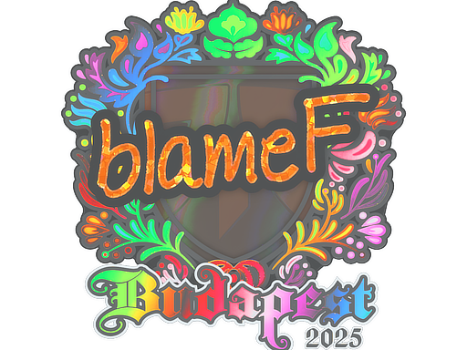 Item Sticker | blameF (Holo) | Budapest 2025