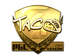 Item Sticker | TACO (Gold) | Krakow 2017