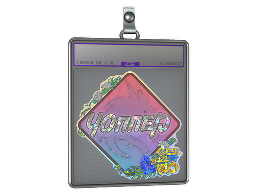 Item Sticker Slab | chopper (Glitter) | Rio 2022