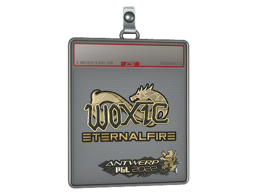 Item Sticker Slab | woxic (Gold) | Antwerp 2022